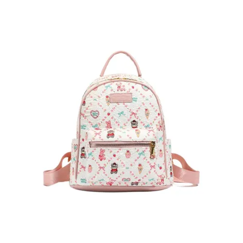 DIFFERENT FACES ПУ (полиуретан) Рюкзак Женские Розовый