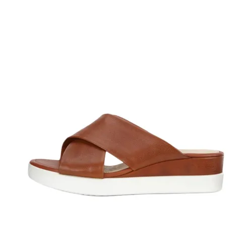 Ecco Шлепанцы Женские Темно-Коричневый