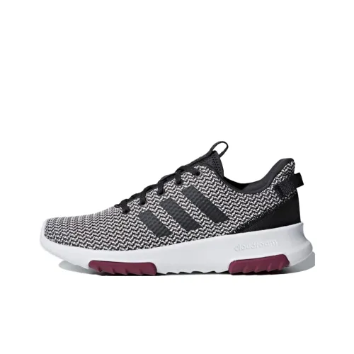ADIDAS NEO Racer Tr Slip-resistant Low Top Беговые кроссовки Женские Серый Белый Черный