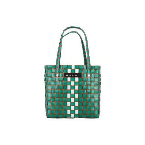 MARNI Полипропиленовая Сумка с одним плечевым ремнем стандартная зеленая