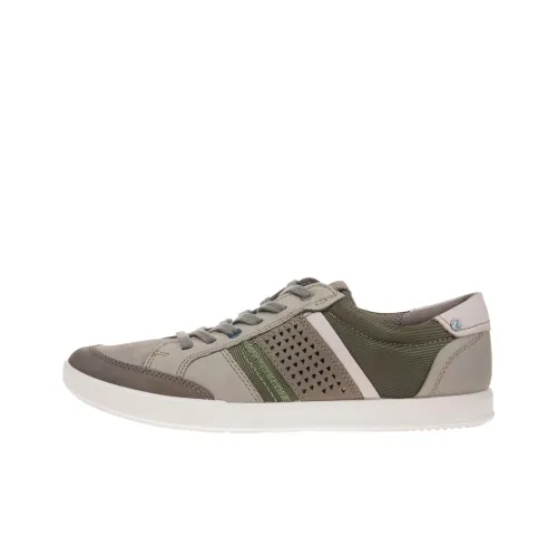 Ecco COLLIN 2,0 Low Топ Скейтборд Кроссовки Мужские Коричнево-Зеленые