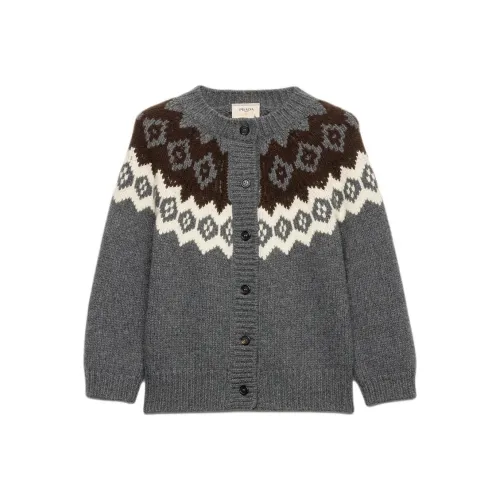 PRADA Slate Gray Natural Women's Sweaters PRADA Сланцево-серый Натуральный Женские Свитера