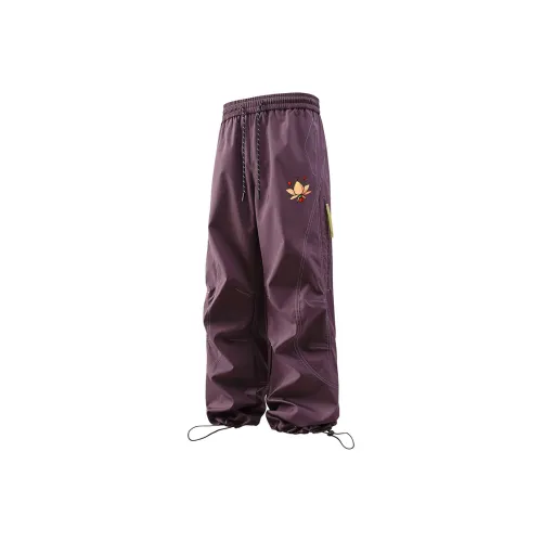 GDRG Фиолетовый Унисекс Карго Брюки