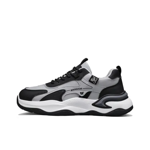 Warrior Slip-resistant Abrasion-resistant Coating Support Balance Low Top Casual Shoes Men's Gray Black Вариант 1 Warrior противоскользящий устойчивый к истиранию покрытие поддержка баланс низкий верх повседневная обувь мужской серый черный