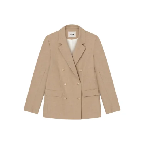 AERON Тауповый Женские Деловые Костюмы