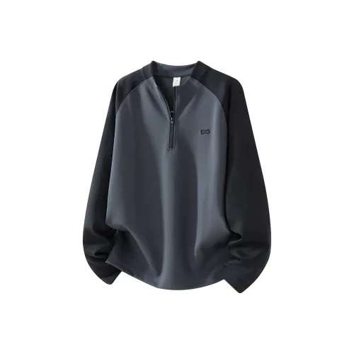 AGBG Черный Серый Цвет Унисекс Свитшоты