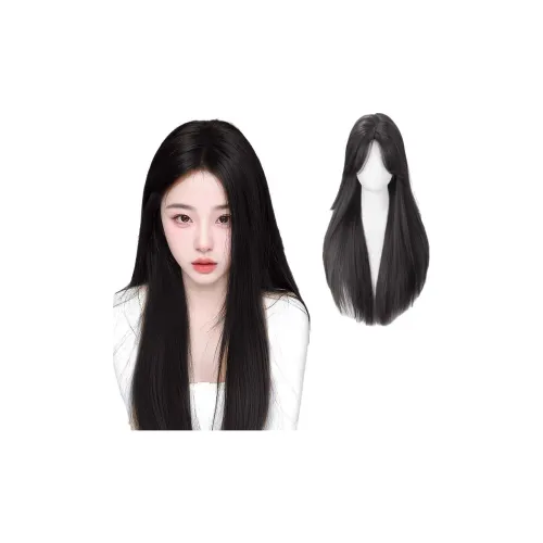 MUYAN Heaven Избранный NAN XIANG Cold Белый лунный свет Женская парик Черный длинный Straight