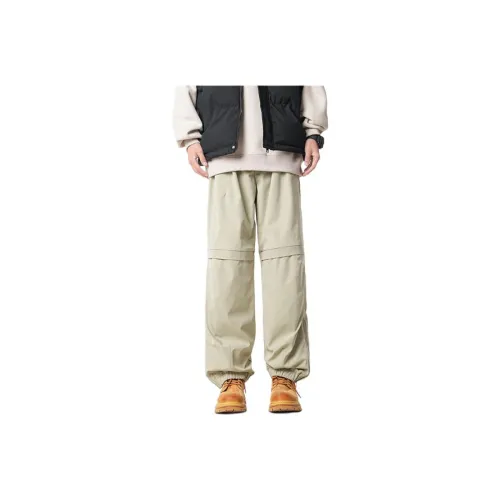 TUOFEI Хаки Унисекс Повседневные Штаны