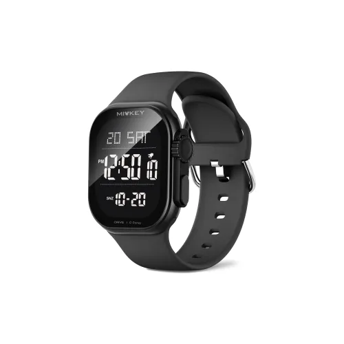 Disney Mickey Электронный Механизм Силиконовый Ремешок Часы Унисекс Черный Циферблат