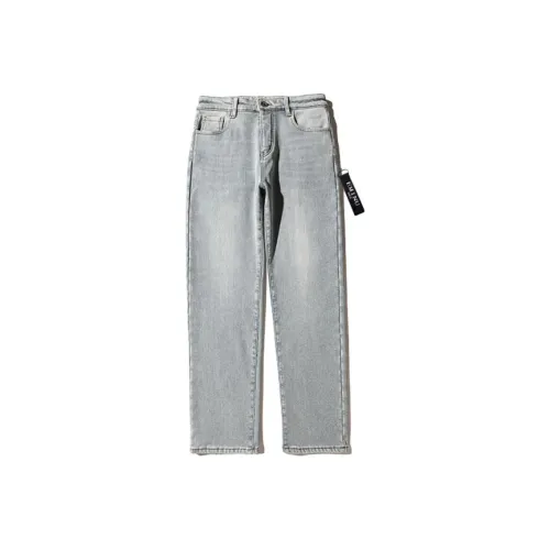 EMINU Винтажные синие мужские джинсы