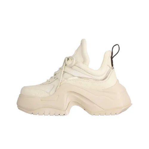 LOUIS VUITTON Archlight 2,0 Low Топ Толстоподошвенные кроссовки Женские Бежевый