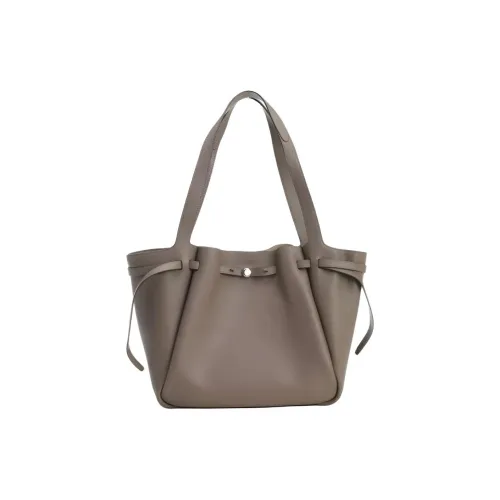 TORY BURCH Romy Litchi Grain Кожа Tote Сумка Сумка для покупок Сумка через плечо Большая Женская Светло-Коричневая