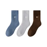 [3 упаковки] Темно-синий + Серый + Темно-кофейный