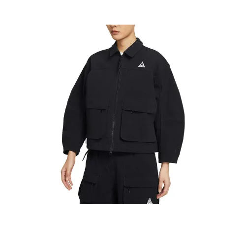 Nike Sportswear Черный Угольно-черный Гора Белый Женские Куртки