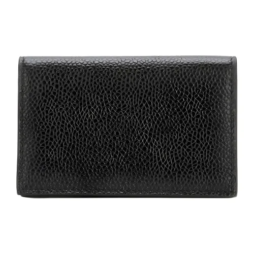 THOM BROWNE· Кошелек из коровьей кожи с текстурой "галька" стандартный мужской черный