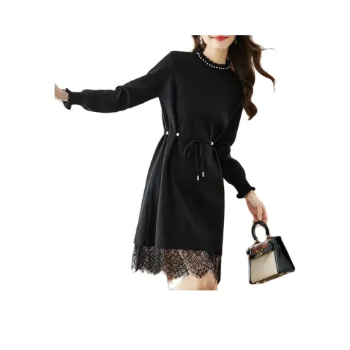 TENNE GIRL Длинное платье с длинными рукавами женское