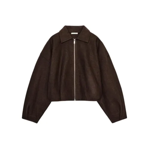 ZARA Коричневый Женский Куртки