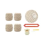 Шарф из овцы [Материал] [Экрю]