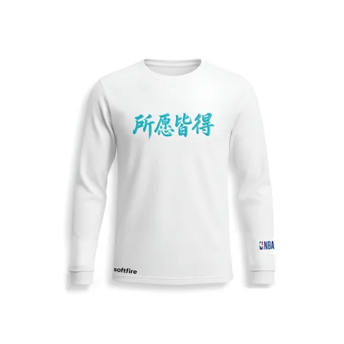 NBA Белый Унисекс Футболки