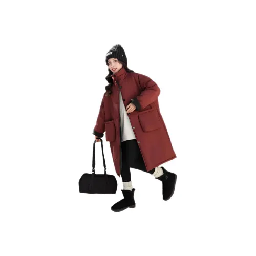 ZHIO Воротник-стойка Двусторонний Школьный возраст Утеплённые куртки