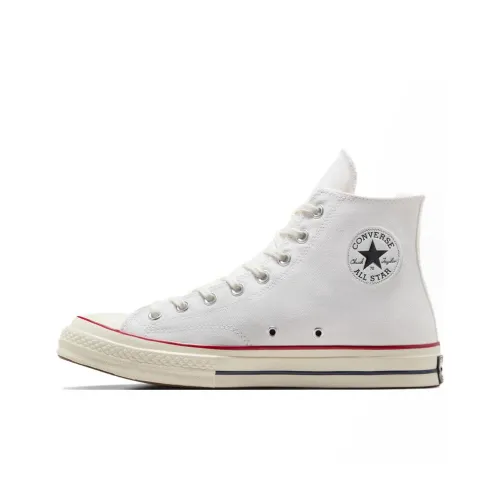 Converse Chuck 70 Износостойкие и Легкие Высокие Кеды Унисекс Белые Многоцветные