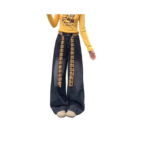 CARE NOTE Черный Серый Цвет Женские Джинсы