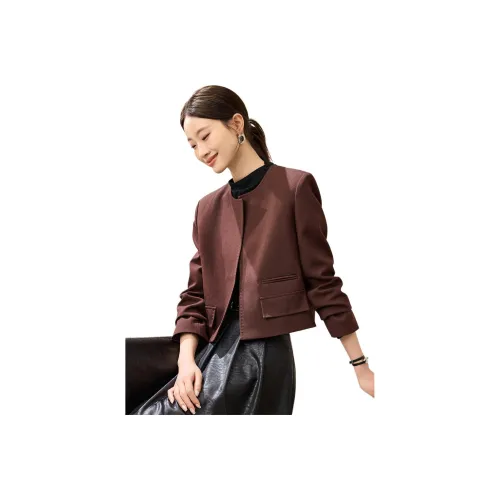 Mo Han Yi Mei Укороченное пальто женское