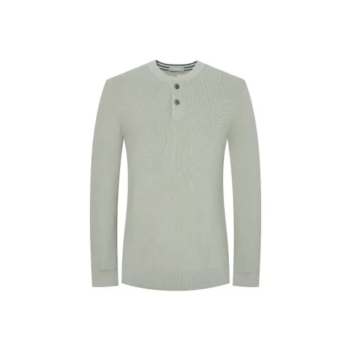 SAINT ANGELO Светло-серый Озерный зеленый Унисекс Свитеры