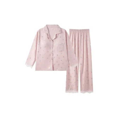 TELENT Pink Women's Pajama Sets TELENT Розовый Женские Пижамные Комплекты