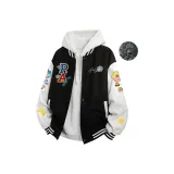 Черный [Улучшенный утепленный 2000T, хлопок, сжатый] [Включает один изысканный свитшот]