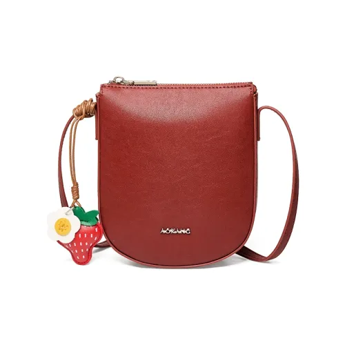 AOKANG Коровья кожа Сумка для мобильного телефона через плечо Маленькая Женская Кирпично-красный Классический черный
