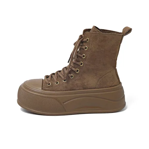 SNOOPY Колено Высокий Мартин Ботинок Женские