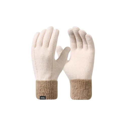 Jeep Утолщенные Вязаные Перчатки Женские