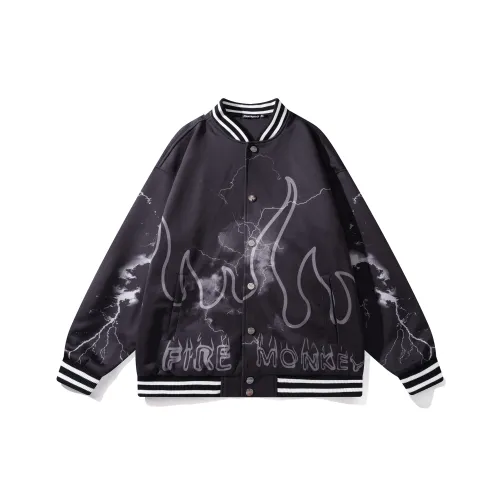 FireMonkey Бейсбольная куртка Унисекс Черный