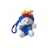 Синяя кроличья голова, маска, медвежонок