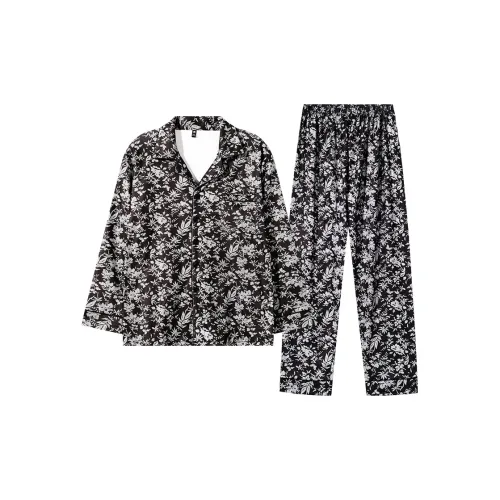 MADALLO Черный мужской комплект пижам