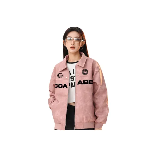 CCAABB Розовый Унисекс Куртки