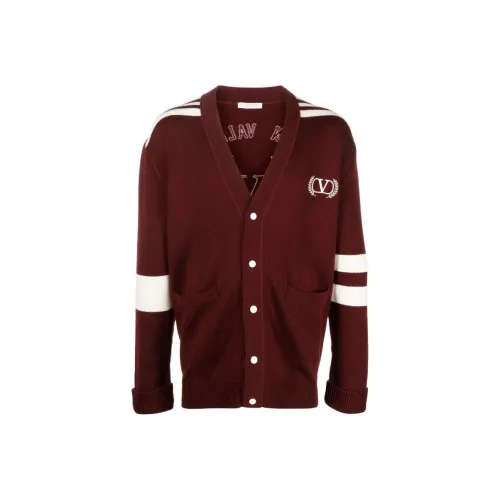 Valentino SS22 Свитер Мужской Темно-Красный