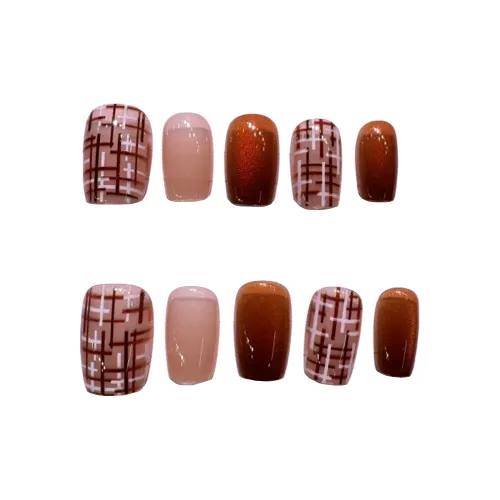 Fanze Разрисованный Chanel Inspired Стиль Майярд Клетчатый Короткий LADDER Кофе Jump Цвет Стиль Instagram 15mm