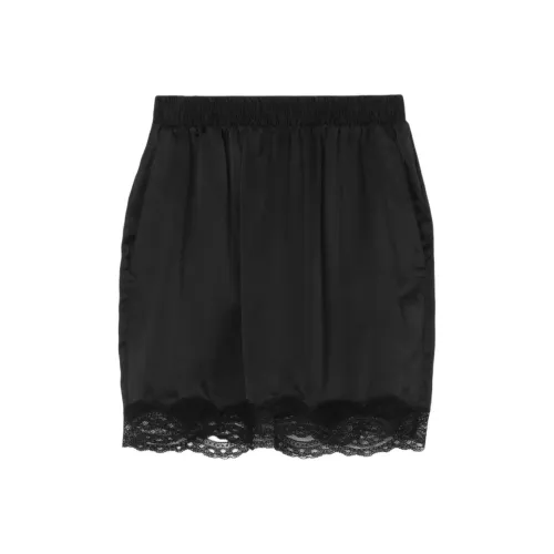 Burberry SS23 Повседневные короткие юбки Женские Черный