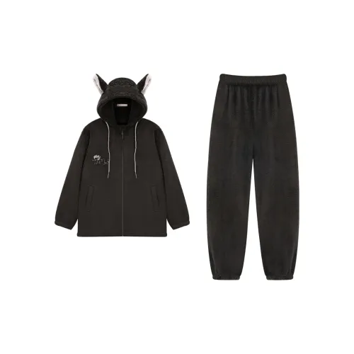 QINZUIMAO Тёмно-чёрный Мужской Пижамный комплект