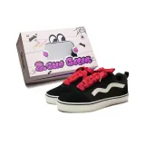 Чёрный Белый (Красная Обувь Шнурки)