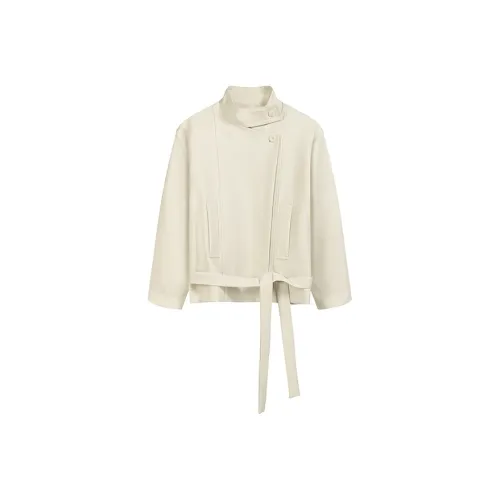 SOIE Абрикос с ремнем женский тренч