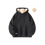 [Флисовая подкладка Свитшоты] Темно-серый (Tb47 Уличный Логотип на правой стороне низ)