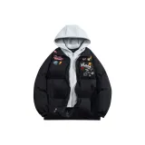 Чёрный [С капюшоном, многослойный эстетика]