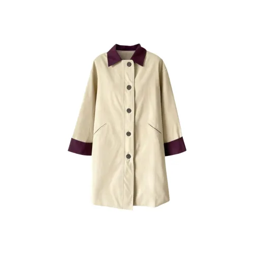 QIAOMONVHAI Тренчкот Женские