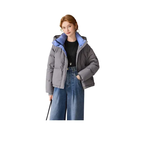 TOUCH Пуховик Женский Темно-Серый