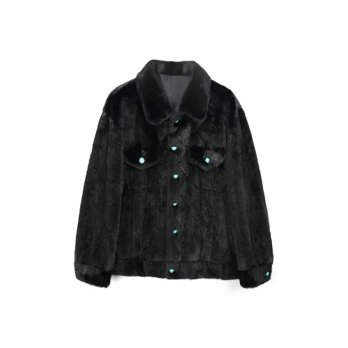 GIODIDANAO Мужская одежда Норка Куртка Унисекс