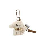 Милый плюшевый брелок в виде щенка - кофейный