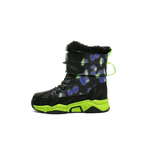 LONGDUIZHANG Высота Увеличивающий Устойчивый к Износу Водонепроницаемый Противоскользящий Анти-KICK Высокий Топ Детский Хлопок Ботинки